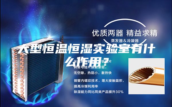 大型恒溫恒濕實驗室有什么作用？